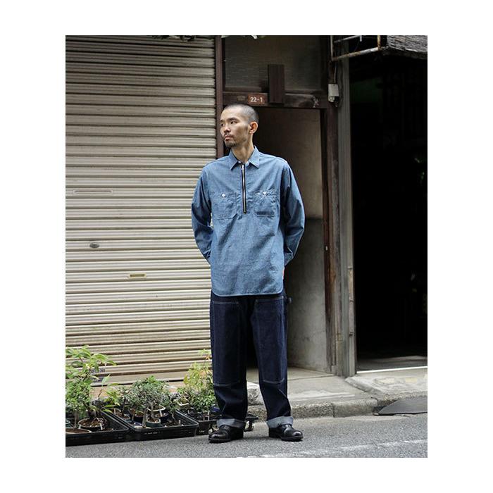 ワーカーズ WORKERS ハーフジップ ワークシャツ Zip Work Shirt (2112