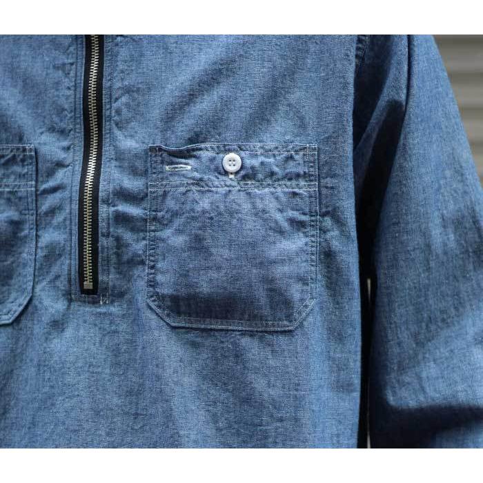 ワーカーズ WORKERS ハーフジップ ワークシャツ Zip Work Shirt (2112