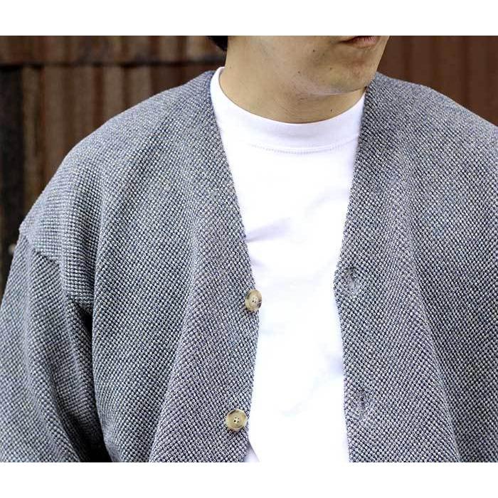 【美品】クレプスキュール　鹿の子ニット　カーディガン　サイズ1 クレプスキュール crepuscule モスステッチ カーディガン 鹿の子