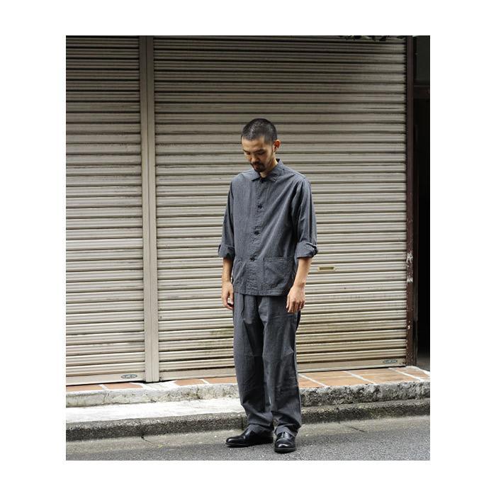workers FWP TROUSERS ブラックシャンブレー　XS workers FWP TROUSERS ブラックシャンブレー XS FWP Trousers