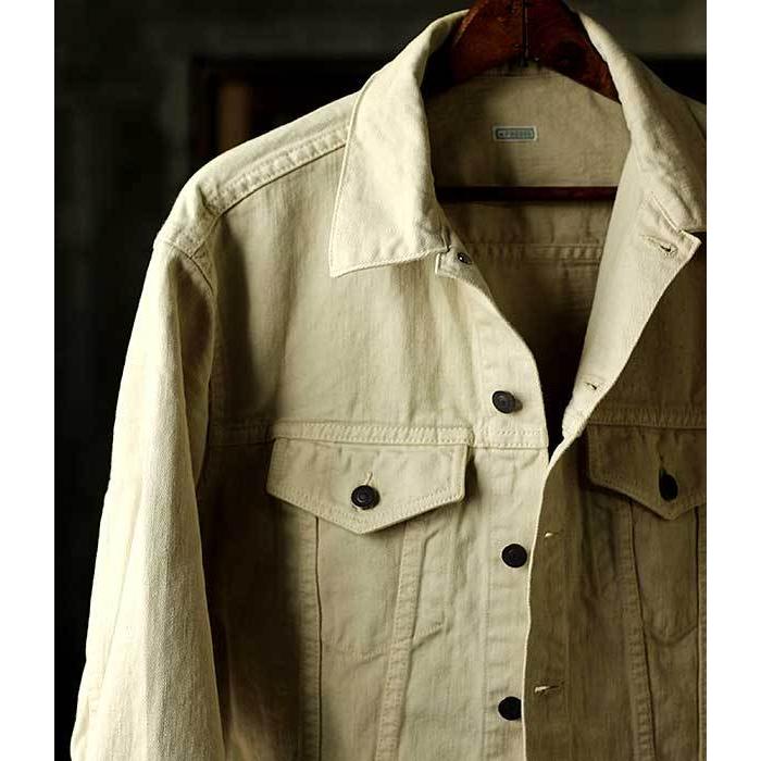 アプレッセ A.PRESSE ECRU デニム サードタイプ ジャケット ジージャン