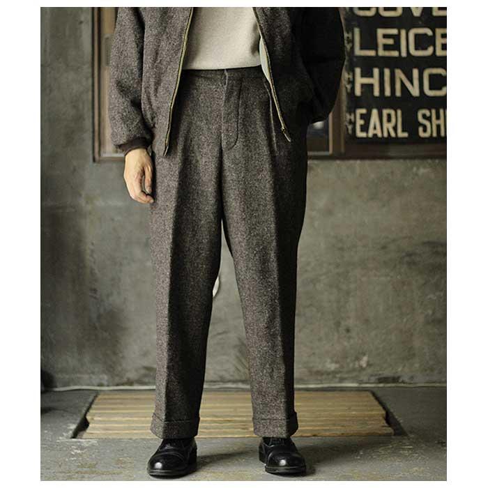 アプレッセ A.PRESSE ツイード 2タック トラウザーズ アプレッセ A.PRESSE ツイード 2タック トラウザーズ Tweed Two