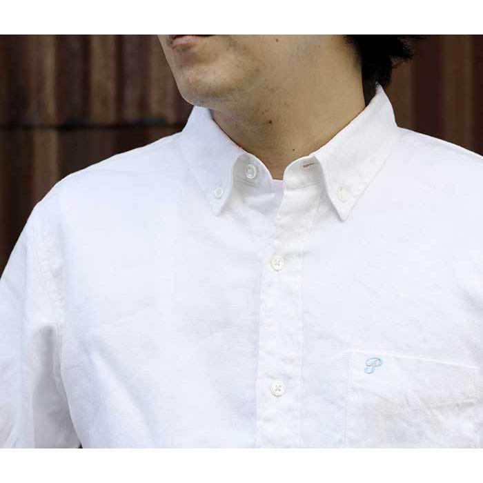 ポイント15倍 フェローズ PHERROW'S フレンチリネン 7分袖 ボタンダウンシャツ 3/4 SLEEVE BUTTON DOWN SHIRTS (22SP7BD1) 22S
