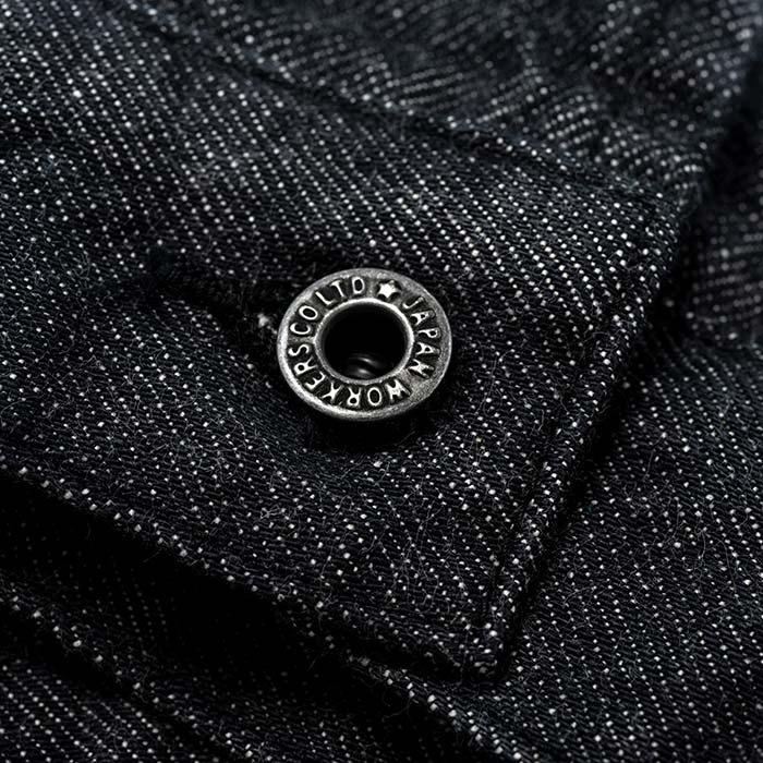 ワーカーズ WORKERS 13.75oz ブラックデニム ジャケット 1st