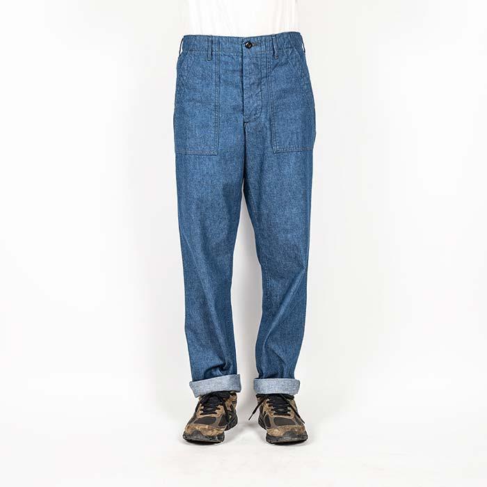ワーカーズ WORKERS 10oz デニム スリム ベイカーパンツ ファティーグ