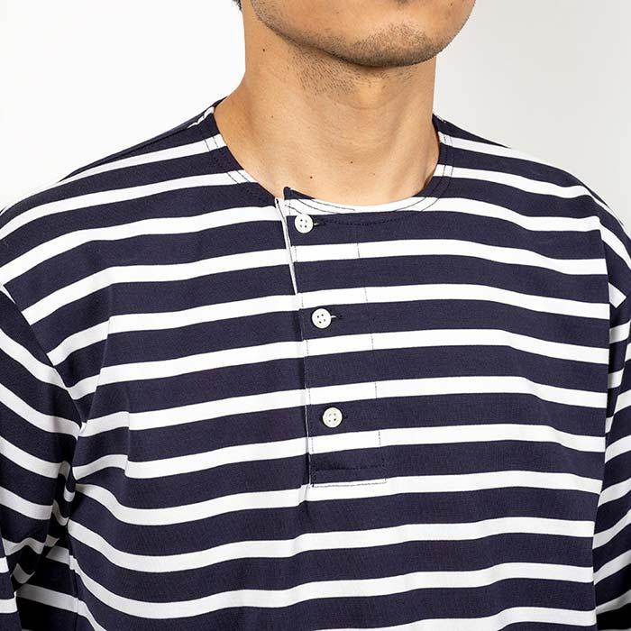 ワーカーズ workers Henley Border Sサイズ（ワーカーズ WORKERS