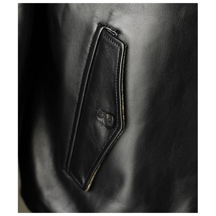 A.PRESSE ハリントンジャケット SIZE 3 アプレッセ A.PRESSE レザー ハリントン ジャケット (23AAP-01