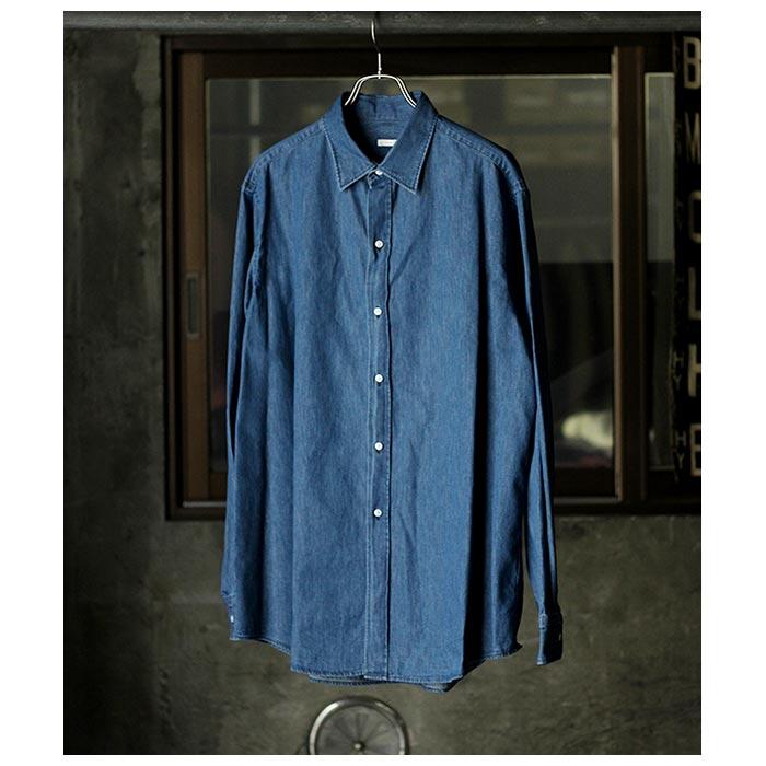 A.PRESSE デニムシャツ Washed Denim Shirt サイズ 3 A.PRESSE(アプレッセ) Washed Denim Shirt 3