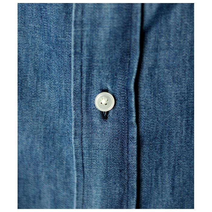 アプレッセ A.PRESSE ウォッシュド デニムシャツ (23AAP-02-08H