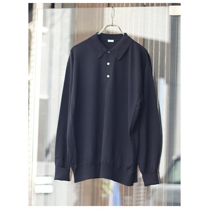 アプレッセ A.PRESSE L/S ニット ポロシャツ (23AAP-03-08H アプレッセ A.PRESSE L/S ニット ポロシャツ (23AAP-03-08H