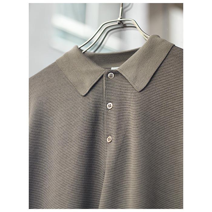 アプレッセ A.PRESSE L/S ニット ポロシャツ (23AAP-03-08H アプレッセ A.PRESSE L/S ニット ポロシャツ (23AAP-03-08H