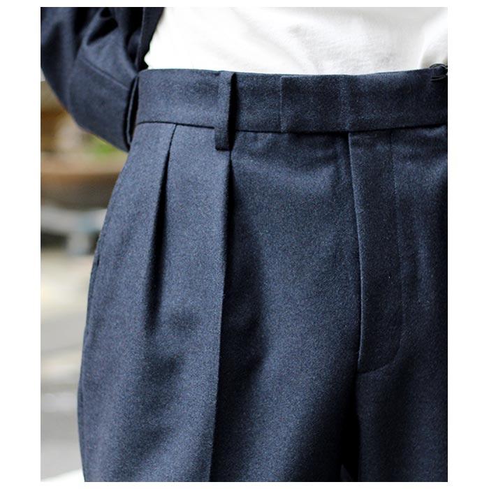 アプレッセ A.PRESSE ワイド テーパード トラウザーズ Wide Tapered Trousers (23AAP-04-06M)｜andpheb｜04