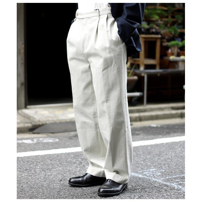 アプレッセ A.PRESSE タイプ2 チノ トラウザーズ Type.2 Chino Trousers (23AAP-04-15H)｜andpheb｜02