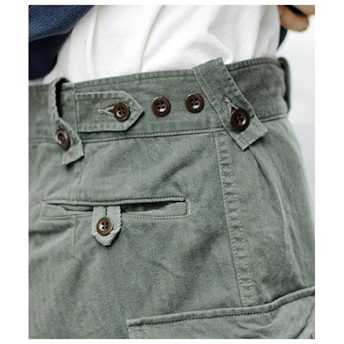 アプレッセ A.PRESSE ミリタリー トラウザーズ Dutch Army Trousers (23AAP-04-20H)｜andpheb｜06