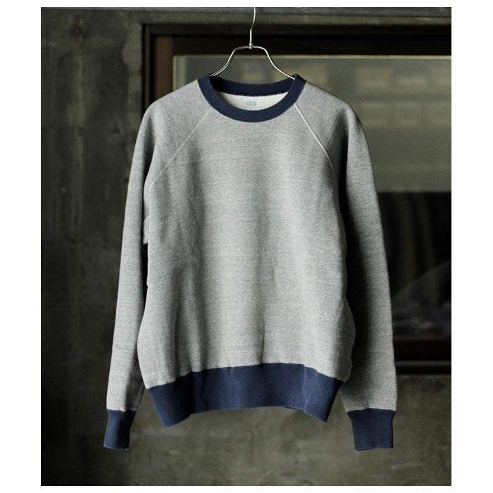 アプレッセ A.PRESSE ヴィンテージ スウェットシャツ グレー