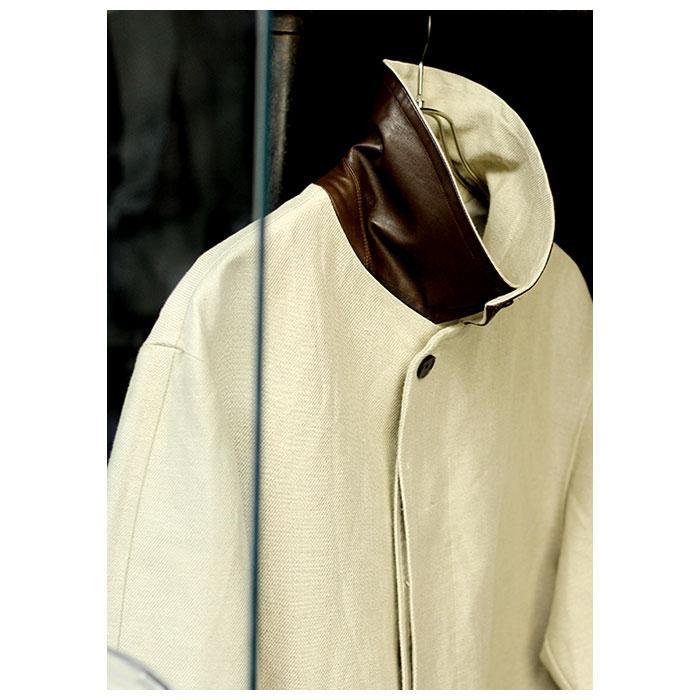 らり　　A.PRESSE アプレッセ/Linen Half Caot A.PRESSE - アプレッセ23SSコート Linen Half Coat(23SAP-01-06H