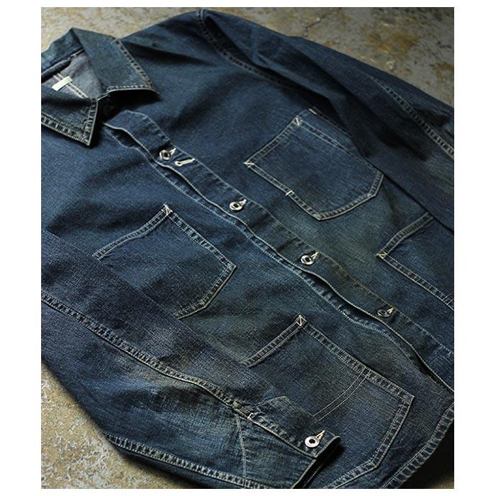 アプレッセ A.PRESSE デニム カバーオール ジャケット (23SAP-01 アプレッセ A.PRESSE デニム カバーオール ジャケット (23SAP-01