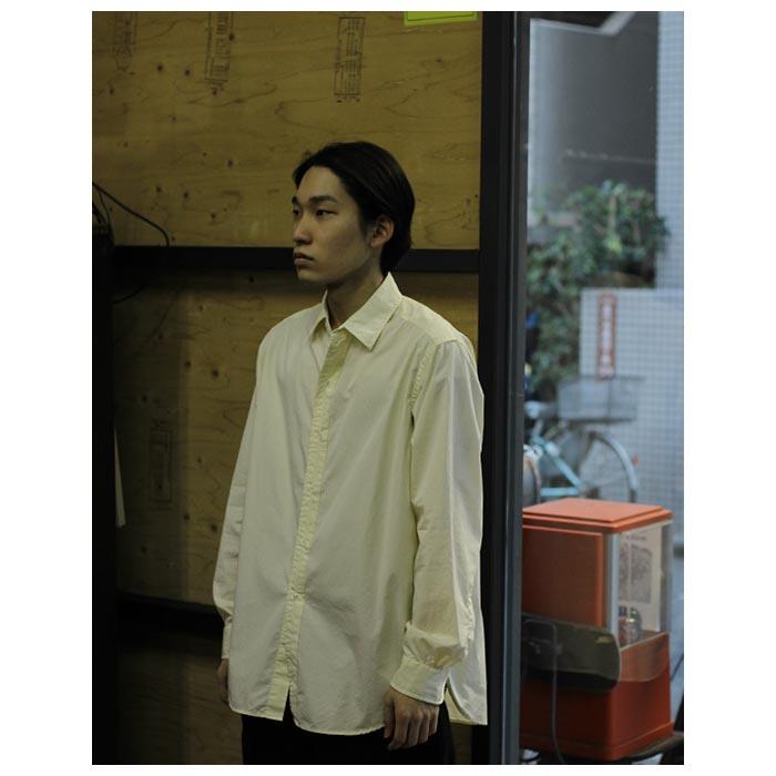 アプレッセ A.PRESSE プレーン レギュラーカラー シャツ ALUMO Broad
