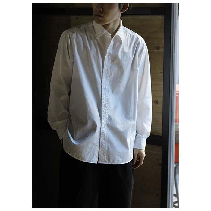 アプレッセ A.PRESSE プレーン レギュラーカラー シャツ ALUMO Broad