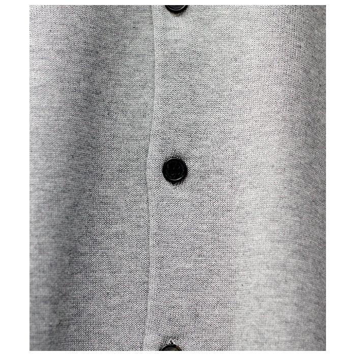 アプレッセ A.PRESSE コットン ニット ポロカーディガン Cotton アプレッセ A.PRESSE コットン ニット ポロカーディガン Cotton