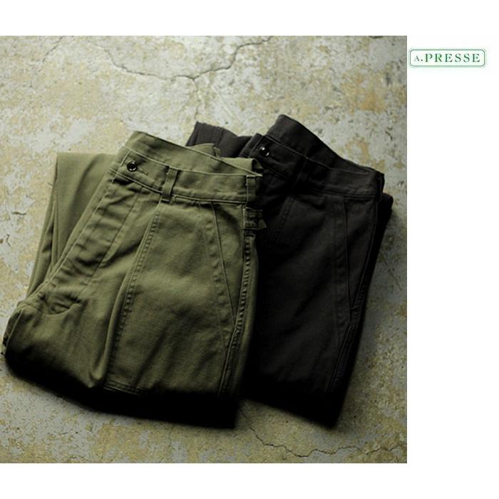 アプレッセ A.PRESSE ミリタリー ワイドパンツ USAF PANTS 2 アプレッセ A.PRESSE USAF ミリタリーワイドパンツ (23SAP-04