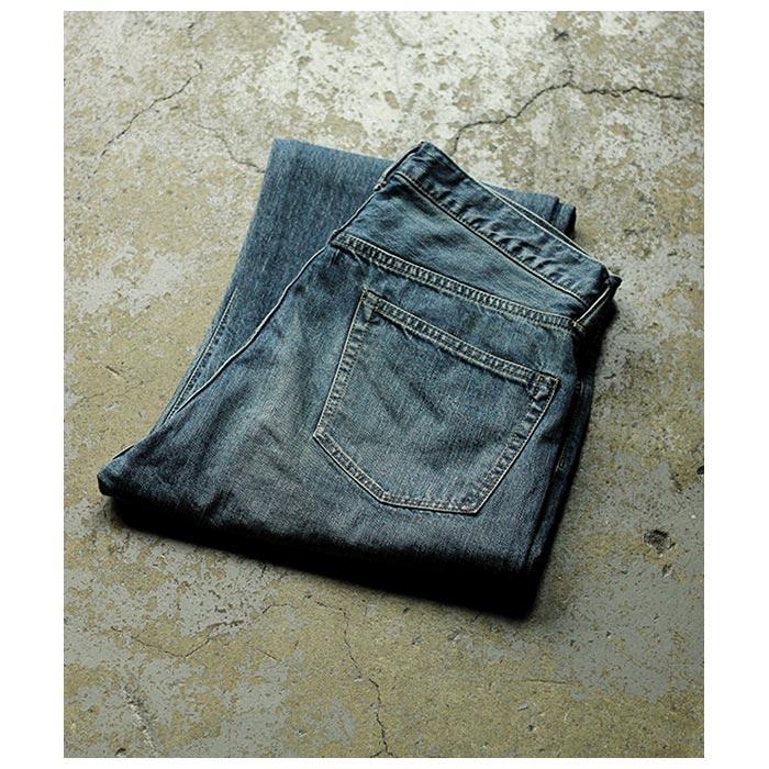 アプレッセ A.PRESSE ブリーチ ウォッシュド デニムパンツ E (23SAP-04