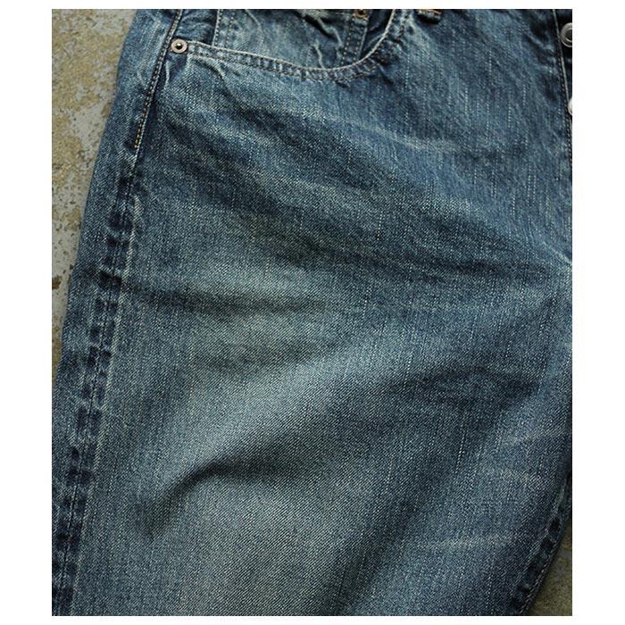 アプレッセ A.PRESSE ブリーチ ウォッシュド デニムパンツ E (23SAP-04