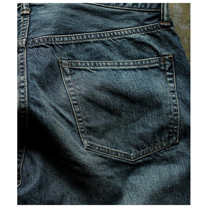 アプレッセ A.PRESSE ブリーチ ウォッシュド デニムパンツ E (23SAP-04