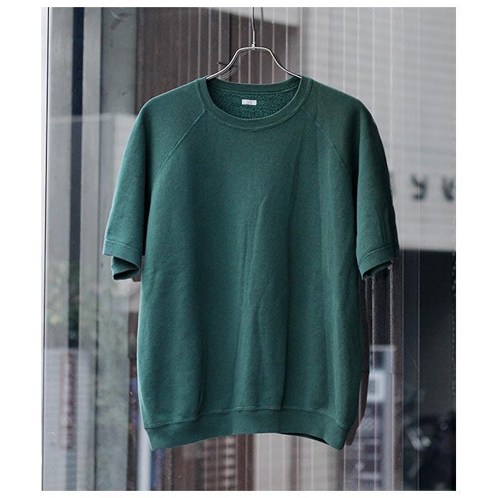 28600円　A.PRESSE 23SS 半袖スウェット　グリーン　L アプレッセ A.PRESSE ヴィンテージ 半袖 スウェットシャツ S/S
