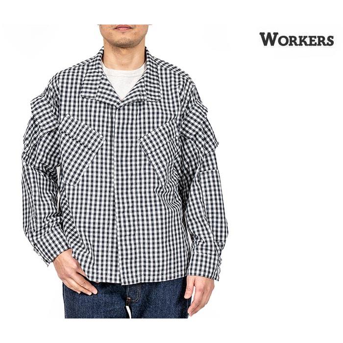ワーカーズ WORKERS フィールド シャツ ギンガムチェック (2507