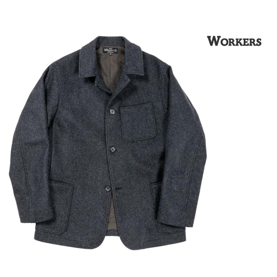 ワーカーズ WORKERS ジャケット ヘビー フランネル チャコール (2509 