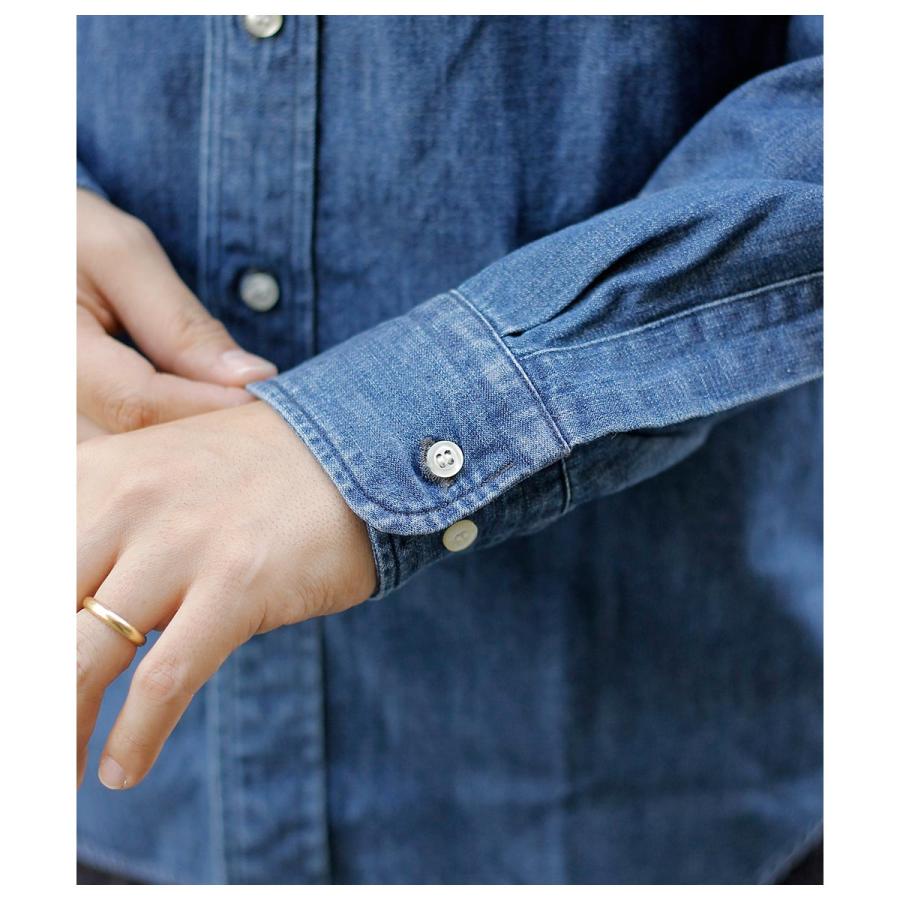 ワーカーズ WORKERS モディファイド ボタンダウンシャツ 7.5oz デニム