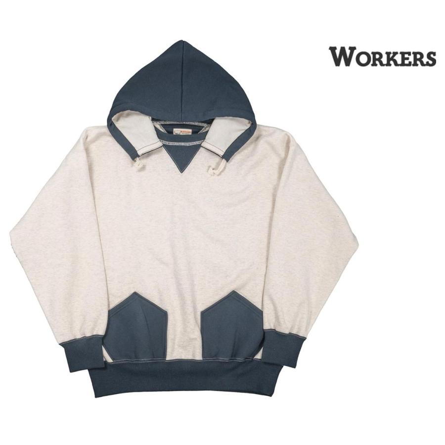 ワーカーズ WORKERS 後付けパーカー (2511-ATZKPK) : アンドフェブ