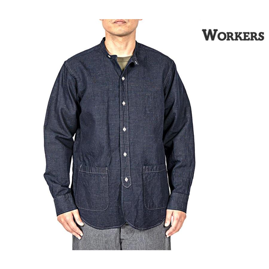 予約商品(お届け予定 3月頃以降) ワーカーズ WORKERS バンドカラー