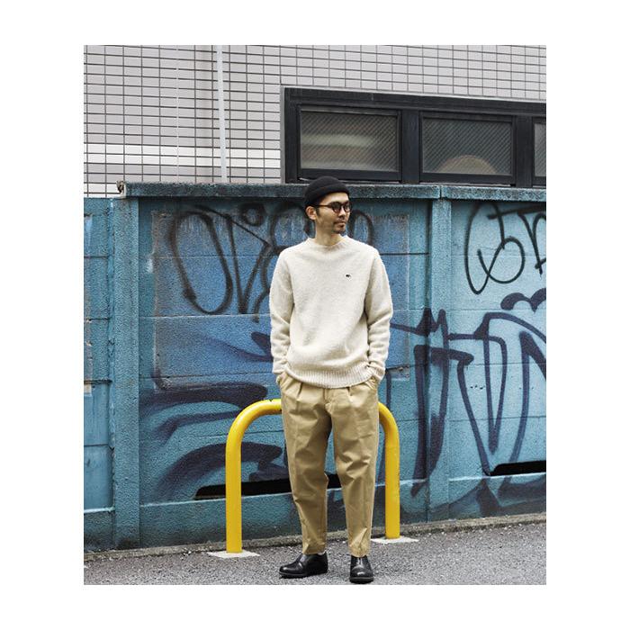 SSS【美品】SCYE BASICS チノパン モカベージュ SCYE BASICS サイベーシック チノ ワイド パンツ ベージュ San