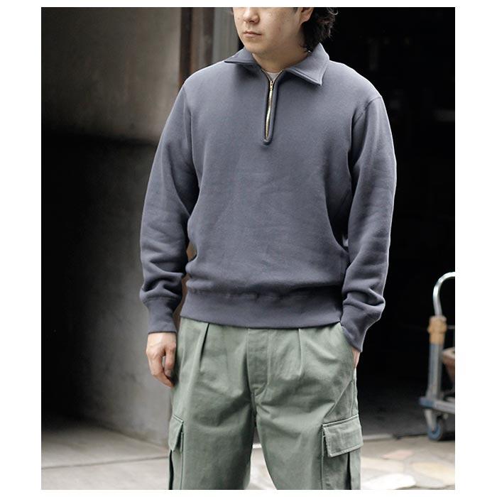 Scye（サイ） フリースバックジャージー ハーフジップ プルオーバー