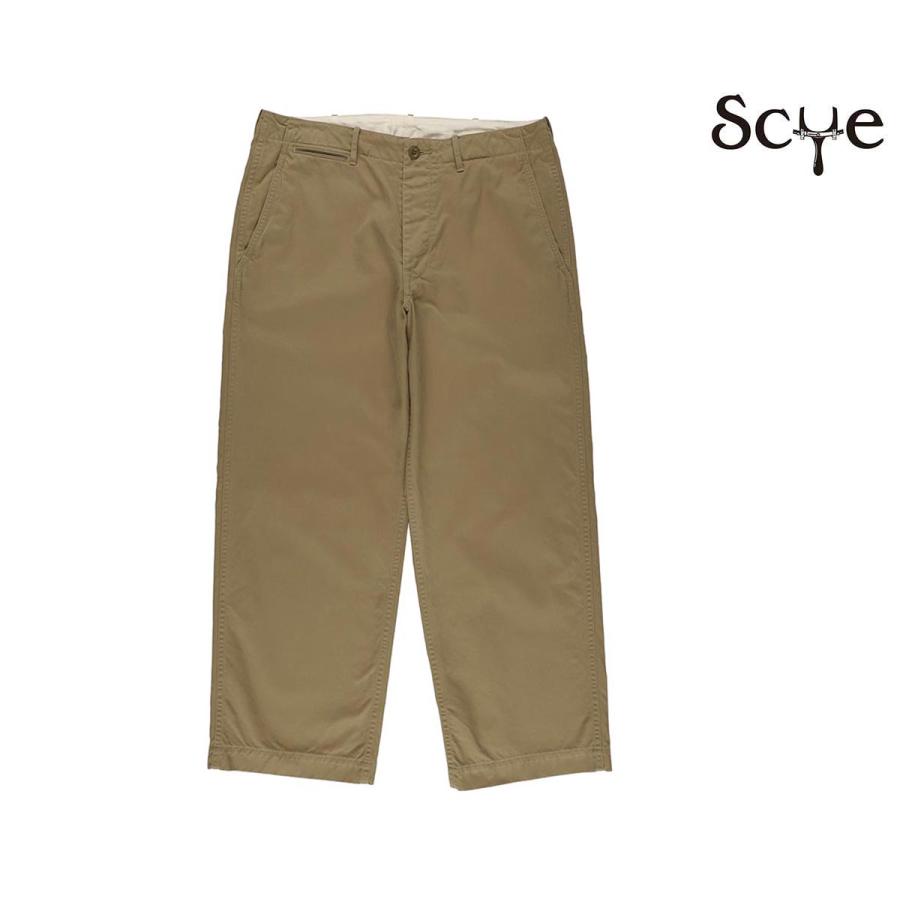 Scye（サイ） サンホアキン コットン チノ ミリタリー トラウザーズ