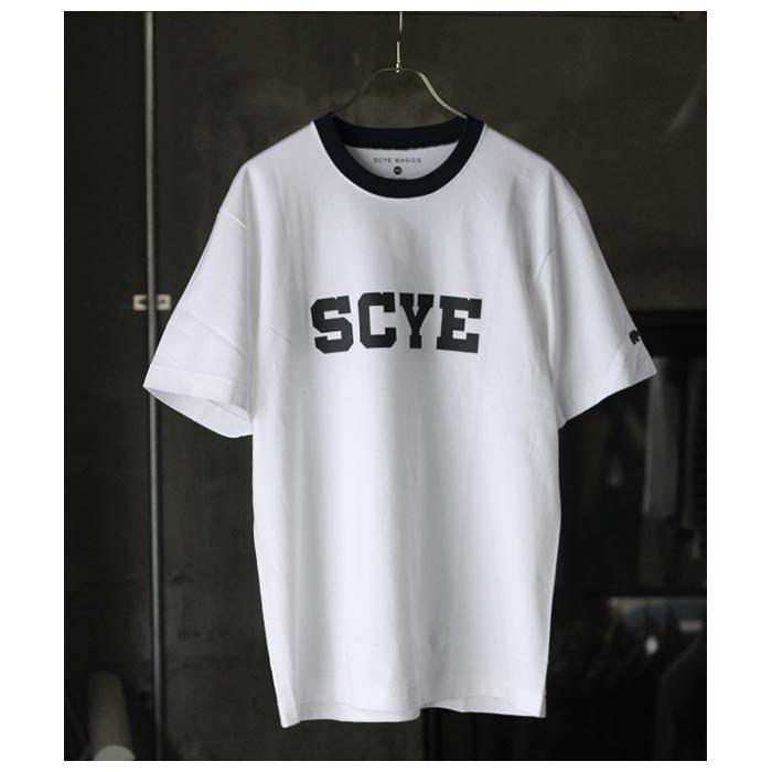 SCYE BASICS サイベーシックス コットン プリント チューブラー Tシャツ (5723-21710)｜andpheb｜02