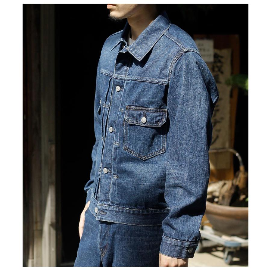 scye デニムジャケット セカンド　リジット SCYE サイ セルヴィッチ デニム ジャケット 2ndタイプ ユーズド