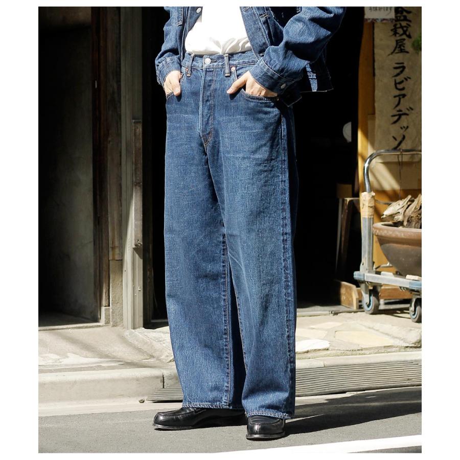 Scye SCYE サイ セルヴィッチ デニム ワイドレグ ジーンズ