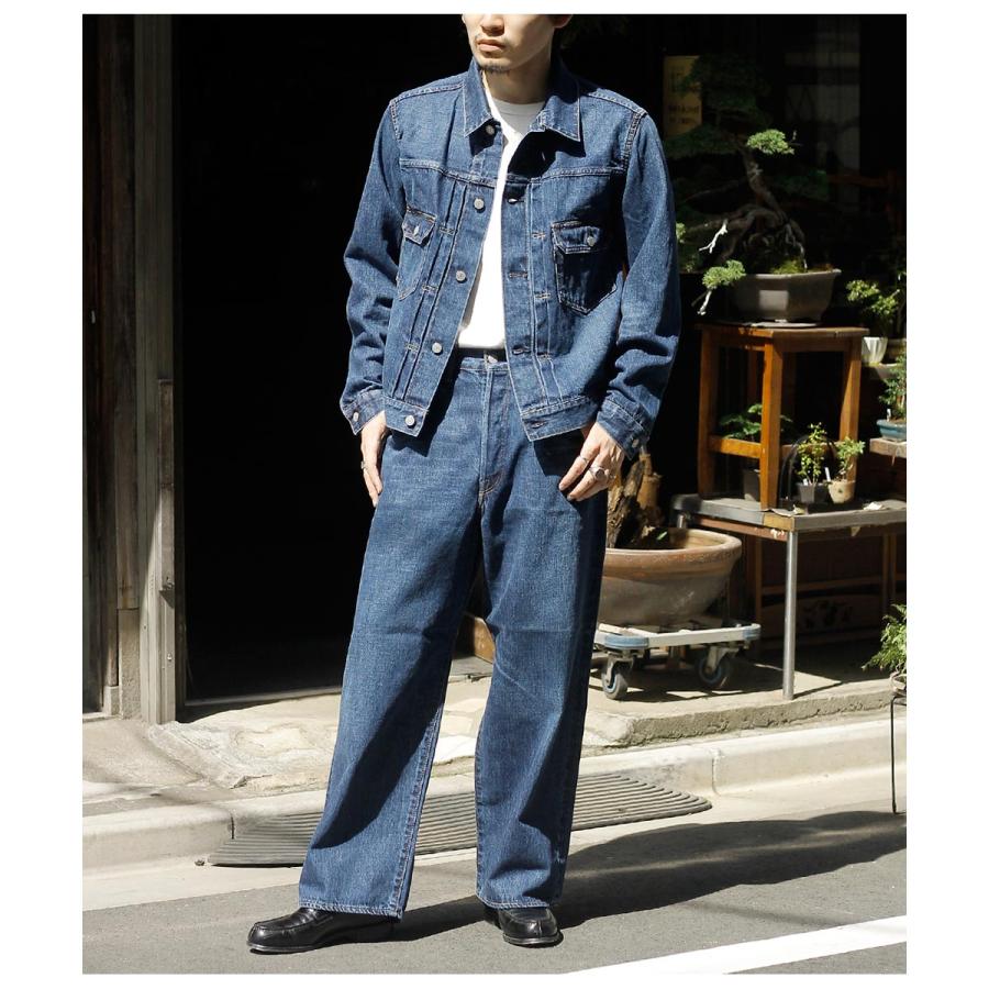 Scye（サイ） セルヴィッチ デニム ワイドレグ ジーンズ ユーズド