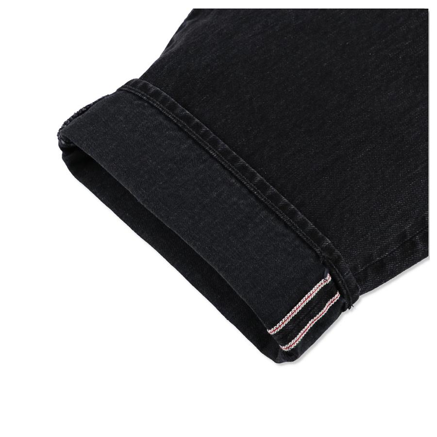 Scye（サイ） セルヴィッチ ブラック デニム バギージーンズ Selvage