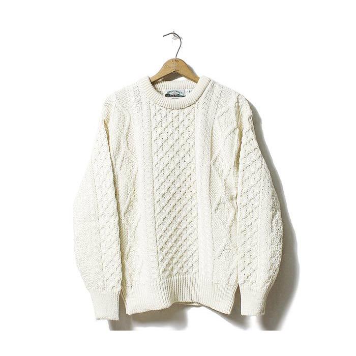フィッシャーマンニット アランニット 90's aran crafts フィッシャーマン ニット アランセーター
