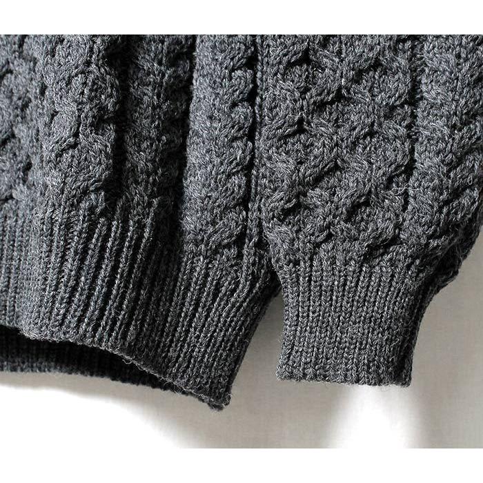 新品タグ付きAran Crafts 男女兼用タートルネック アイルランド製 新品タグ付きAran Crafts 男女兼用タートルネック アイルランド製