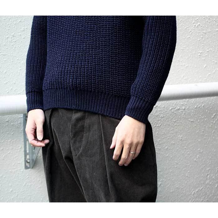 アランクラフト Aran Crafts Ireland ニット リブ編み タートルネック