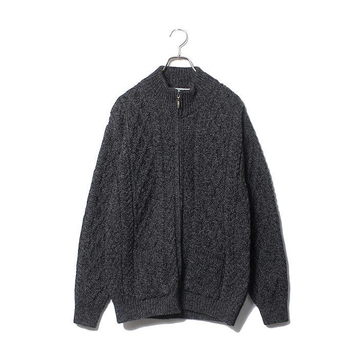 アランクラフト Aran Crafts Ireland フルジップ カーディガン アランクラフト Aran Crafts Ireland フルジップ カーディガン