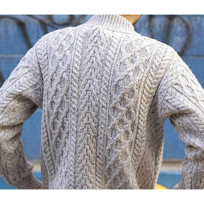 アランクラフト Aran Crafts Ireland フルジップ カーディガン アランクラフト Aran Crafts Ireland フルジップ カーディガン
