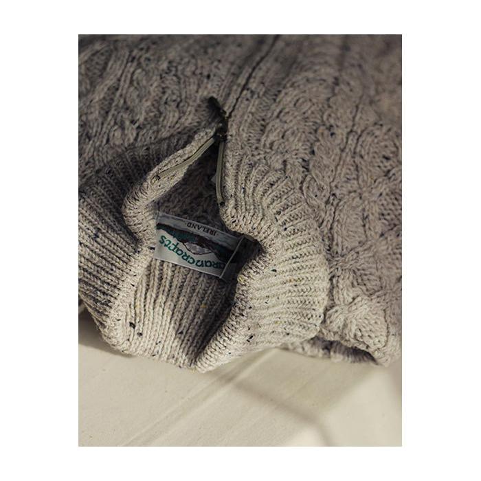 アランクラフト Aran Crafts Ireland フルジップ カーディガン アランクラフト Aran Crafts Ireland フルジップ カーディガン