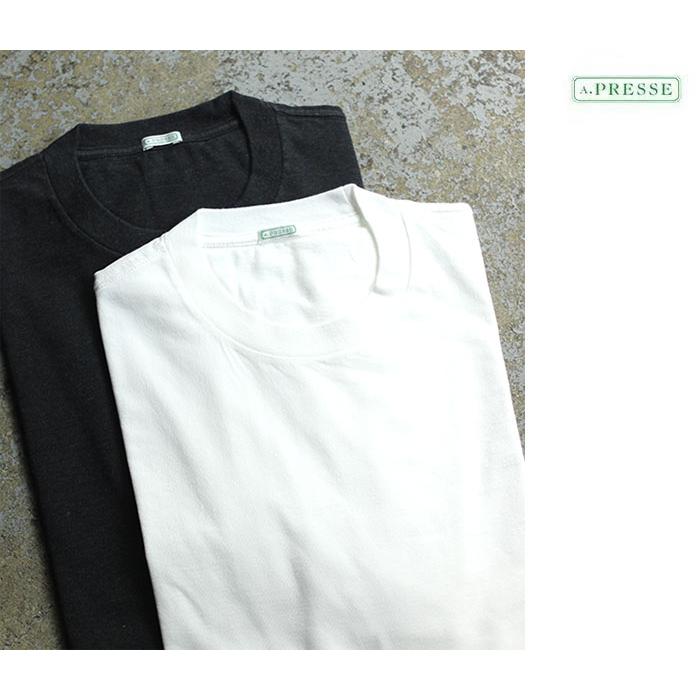 アプレッセ25SS Light Weight T-shirt BLACK A.PRESSE Light Weight T-shirt アプレッセ ライトウェイトT