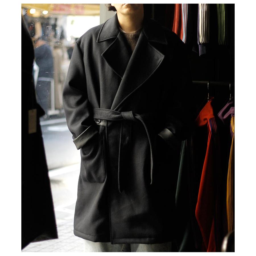 オーベルジュ AUBERGE ビキューナ カシミヤ 160's ウール ベルテッド